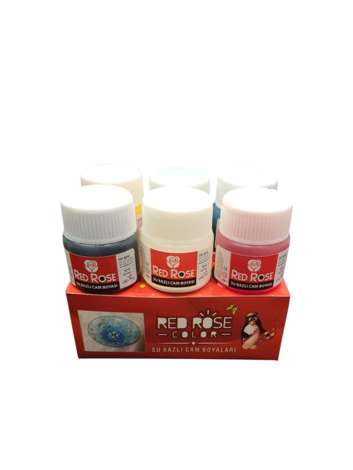 RED ROSE AKRİLİK BOYASI 6 LI
