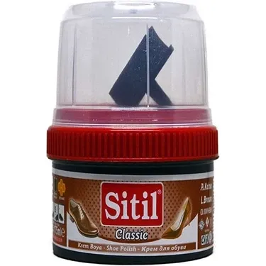 SİTİL 50 ML KAHVERENGİ  AYAKKABI BOYASI 12 Lİ