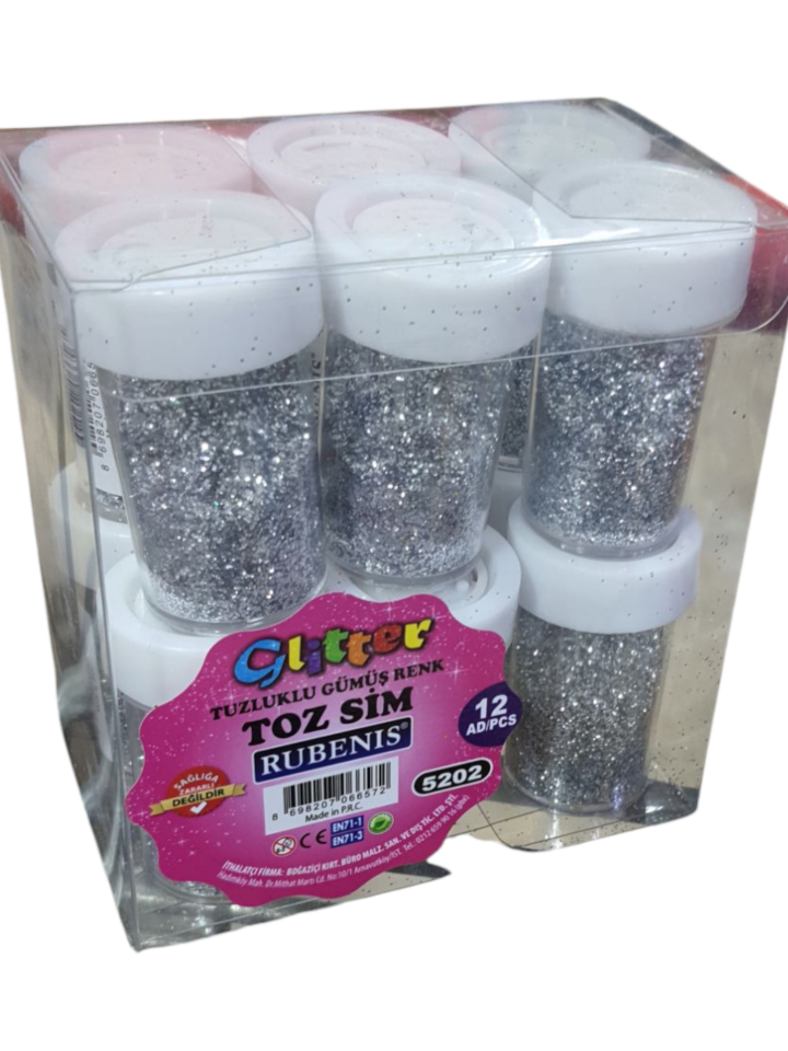 RUBENİS 5202GÜMÜŞ TOZ SİM 12 Lİ