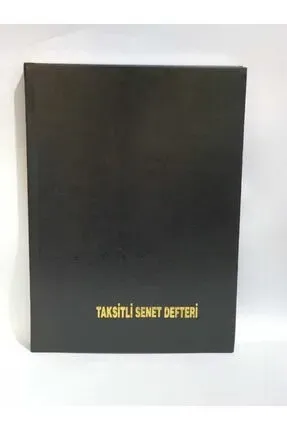 TAKSİTLİ SENET DEFTERİ 20*28 160 YP