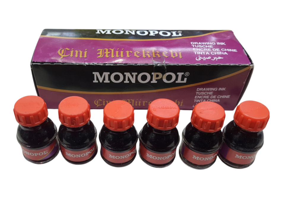 MONOPOL ÇİNİ MÜREKKEB KIRMIZI 12 Lİ