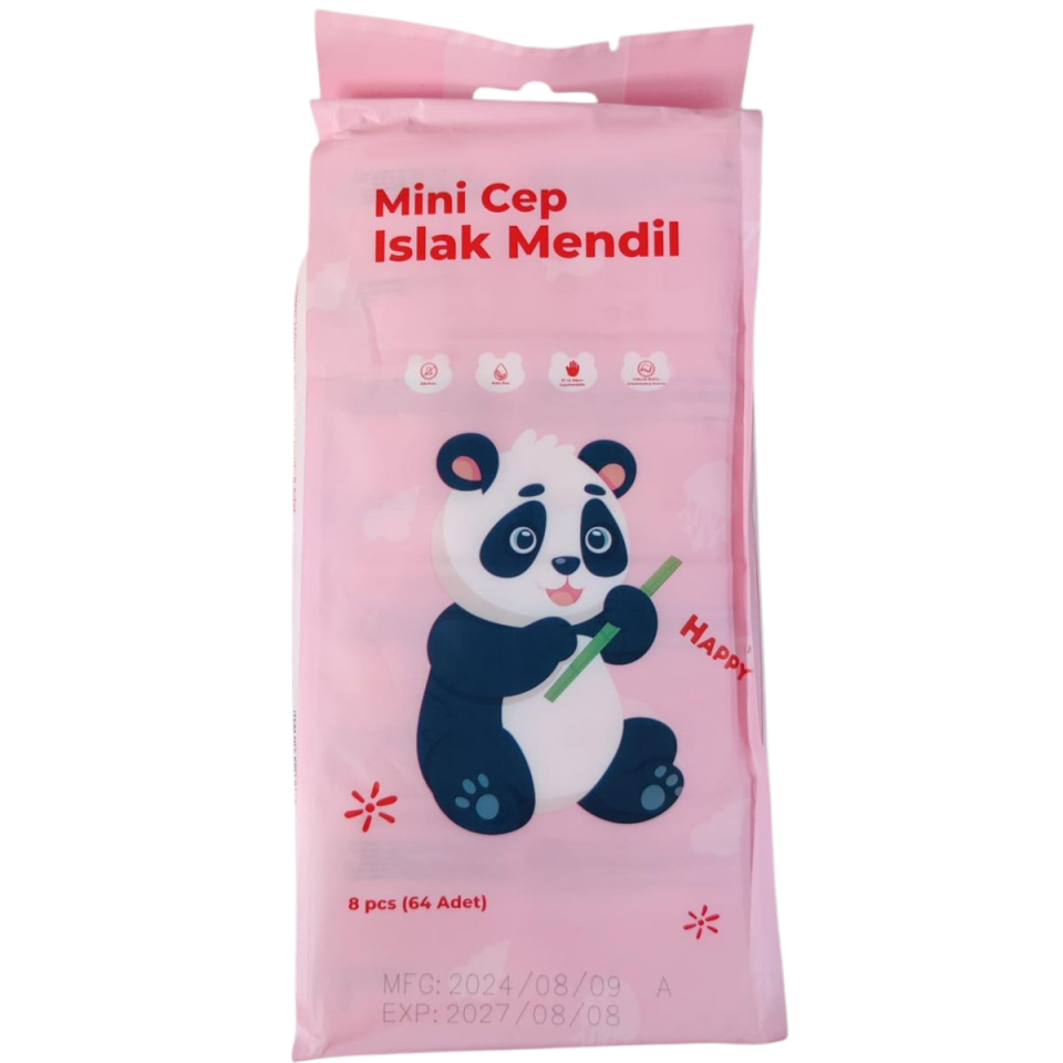 MİNİ CEP ISLAK MENDİL 8 Lİ