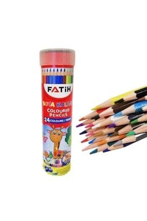 FATİH 24 RENK TÜP KURU BOYA KURUBOYA 12 Lİ
