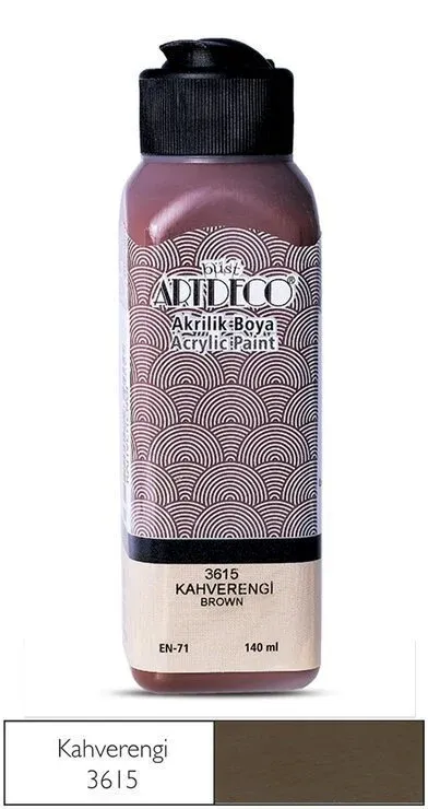 ARTDECO Akri̇li̇k Boya Kahverengi̇ 140 ML