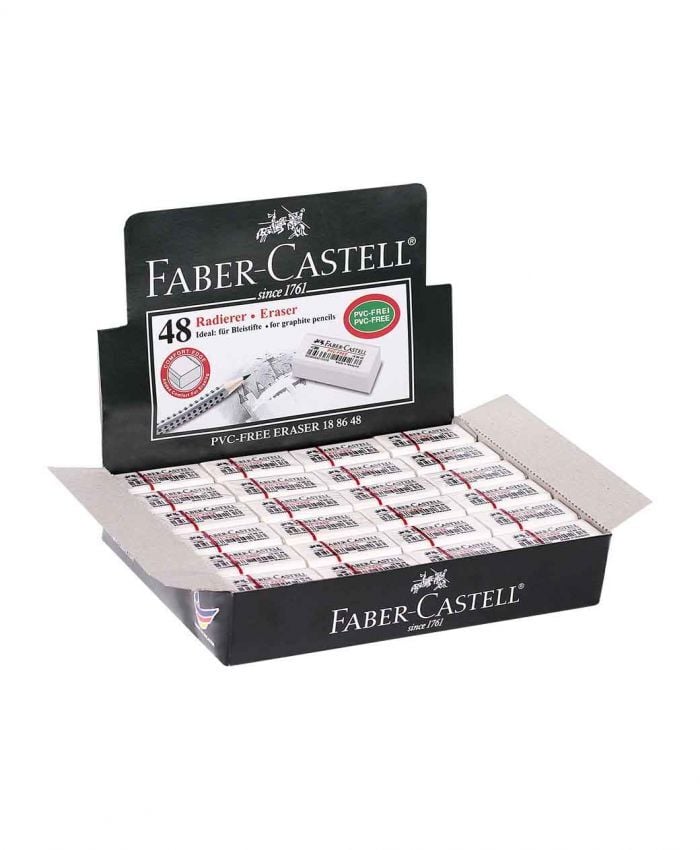 FABER CASTELL 188648 BEYAZ SİLGİ 48 Lİ