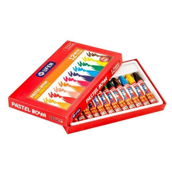 UFEN KAPAKLI PASTEL BOYA 12 Lİ