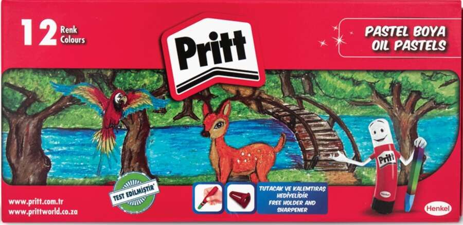 PRİT PASTEL BOYA 12 Lİ