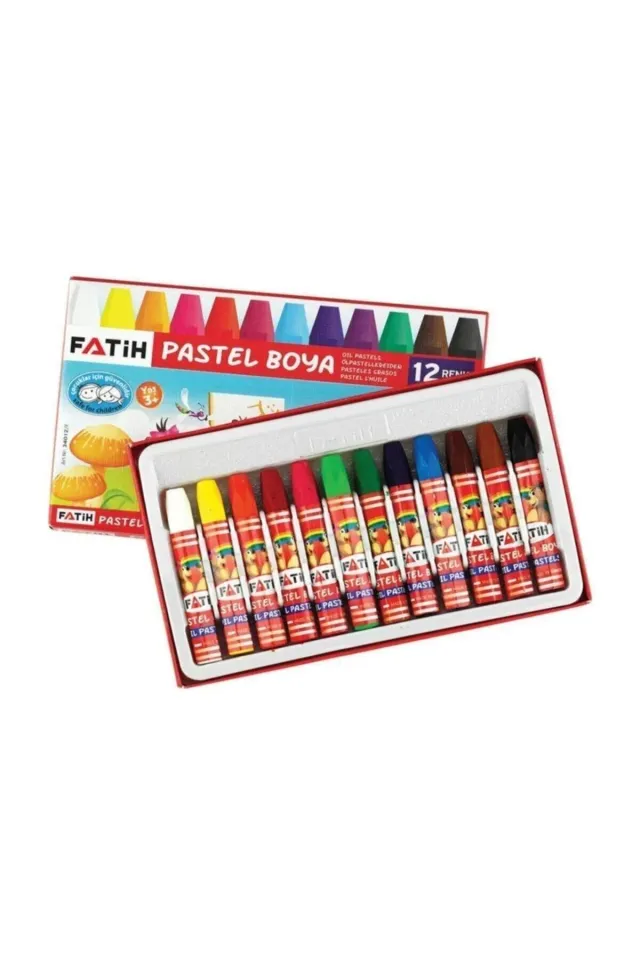 FATİH 12 RENK PASTEL BOYA *144