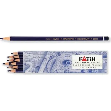 FATİH MAVİ KOPYA KALEMİ 12 Lİ