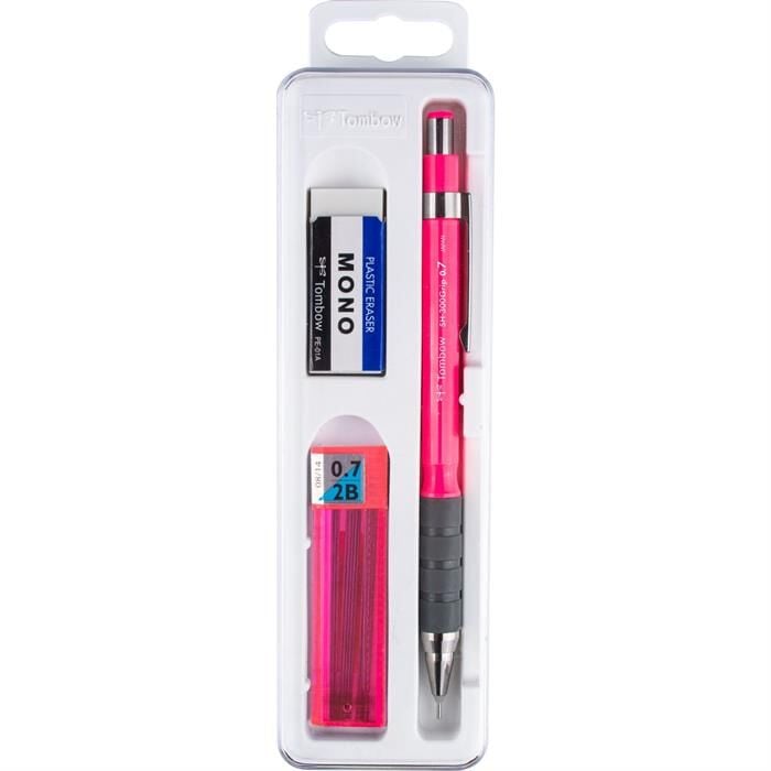 TOMBOW 0.7 VERSATİL KALEM SETİ NEON PEMBE
