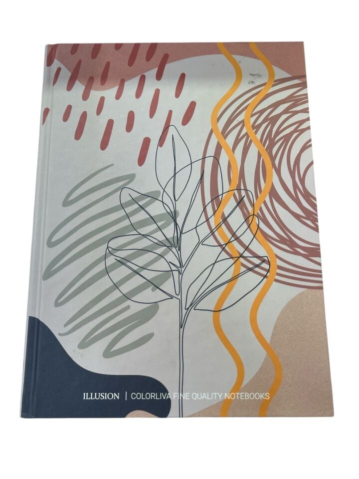 ILLUSION ÇİZGİLİ 17*24 SERT KAPAK NOTBOOK 80 YP DEFTER